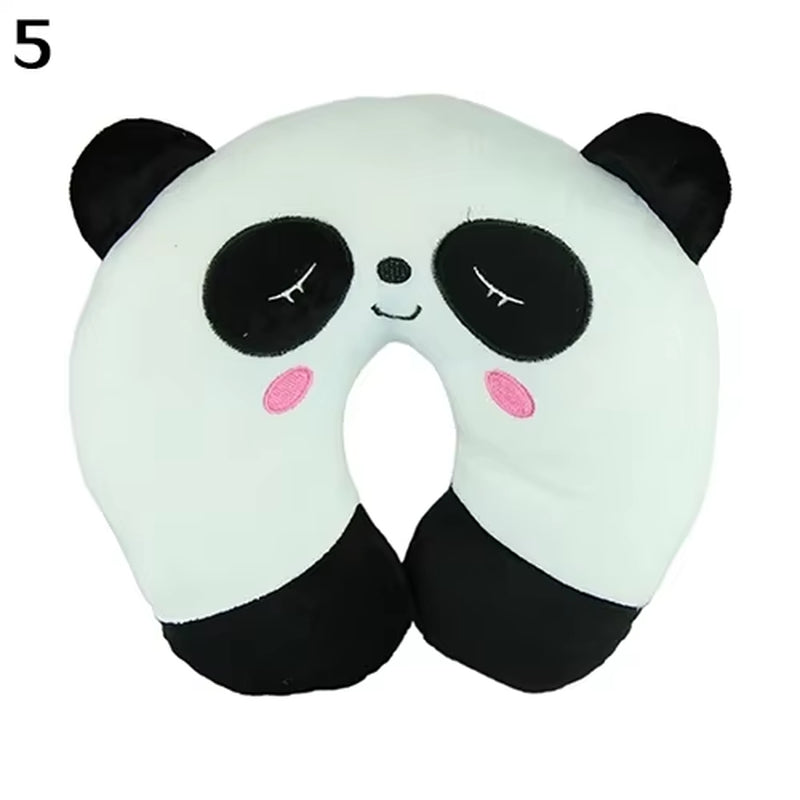 9 Colors Soft U-Shaped Plush Sleep Neck Protection Pillow Office Cushion Cute Lovely Travel Pillows for Children/Adults